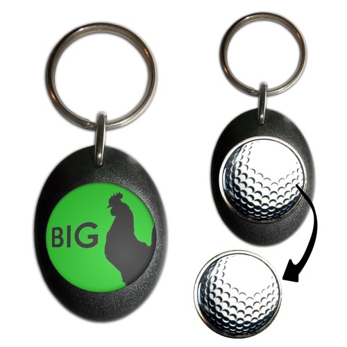 Big golf ball marker key - ball,