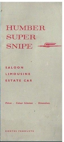 Humber super snipe siii - super,
