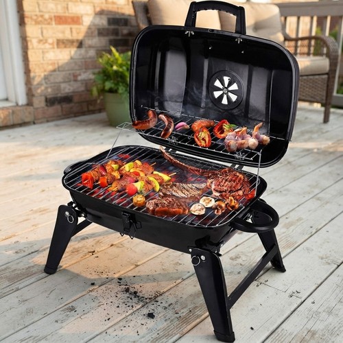 Charcoal grill portable - charcoal,