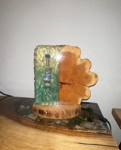 Led lamp home decorative wood - led,