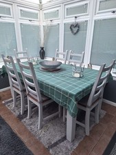 Ikea dining table and 6 chairs