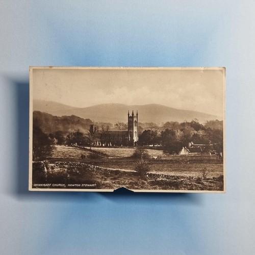 Newton stuart postcard 1928 - newton,