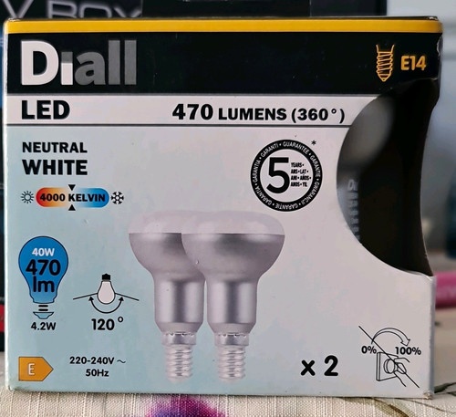 Diall led e14 reflector - e14, bulbs