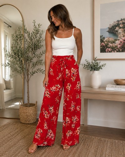 Nwt xhilaration red floral - nwt,