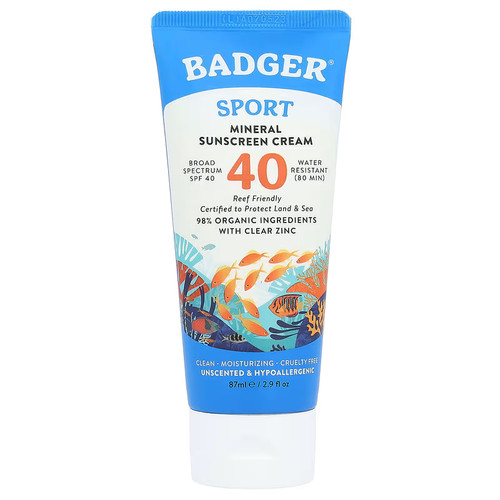 Badger sport mineral sunscreen - sport,