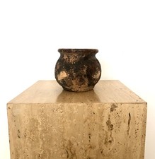 African etched clay decorative