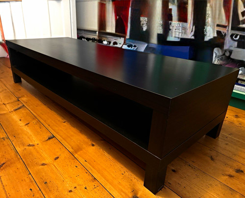 Ikea lack black bench - lack, tv