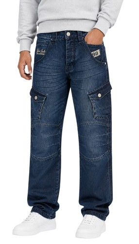 Peviani men cargo denim - men's,