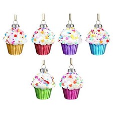 Cupcake Christmas Ornaments
