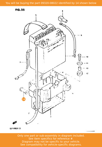 Suzuki cushion battery - suzuki,