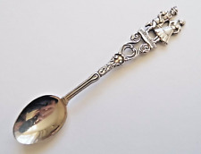 Vintage Silver Plated Oberammergau German Couple Spoon