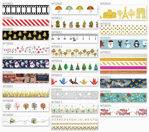 Washi tape 10m rolls 70 - washi,