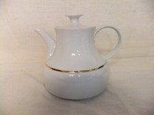 Thomas Germany White with Rim & Gold Line - contemporary bone china - 4C1A #