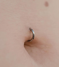 Belly Bars Navel Button Bar Belly Ring Plain Body Piercing Jewellery Bars 1.2mm