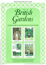 1983 British Gardens Post