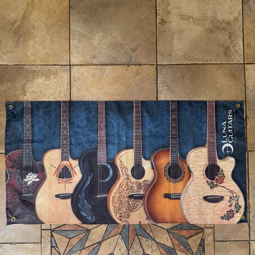 Luna guitars promo banner - guitars,