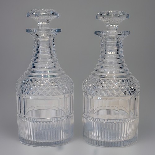 Pair irish georgian cut - of,