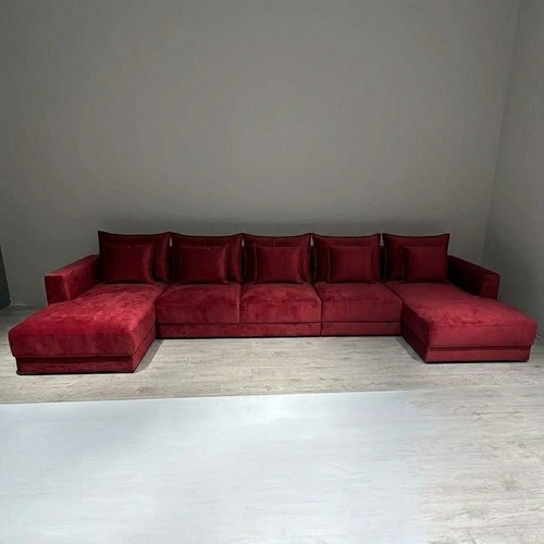 Luxury shape sofa - sofa, velvet