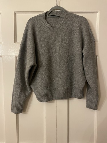 Zara grey wool blend knit - zara,