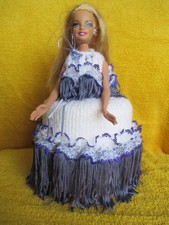 HAND KNITTED PROM GIRL DOLL