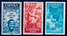 Spanish Fernando Poo Stamps -