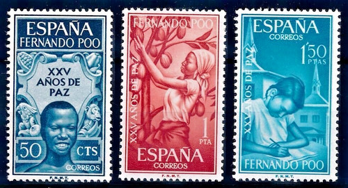 Spanish fernando poo stamps - fernando,