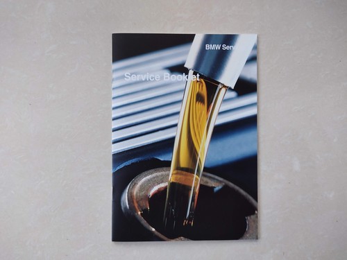 Bmw service book - service, stamped