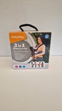 3-in-1 Baby Carrier with multiple adjustable positions by Babyway BNIB
