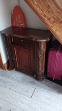Lovely Antique Walnut Inlaid Cabinet
