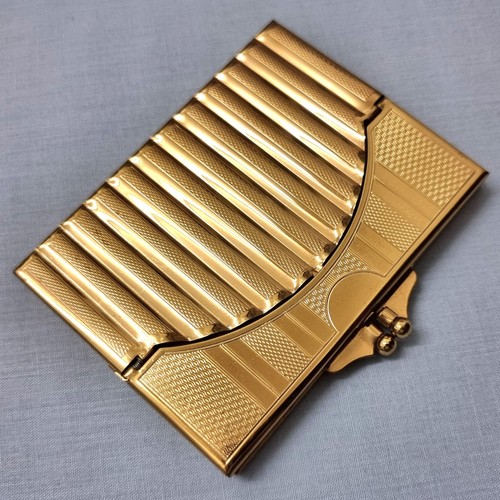 Vintage art deco fluted brass - vintage,