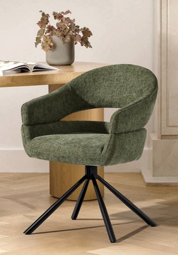 New swivel chair olive - swivel, green