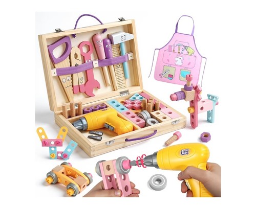 Kids tool set wooden - kids,