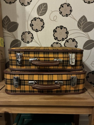 Vintage 40s 50s yellow - x2,