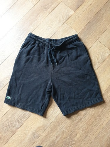 Mens black lacoste shorts - lacoste,