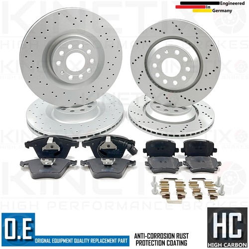 Drilled front rear - rear, brake
