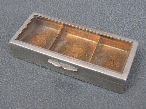 Vintage nickel plated - , triple