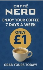 2x Cafe Nero Vouchers [READ DESCRIPTION]