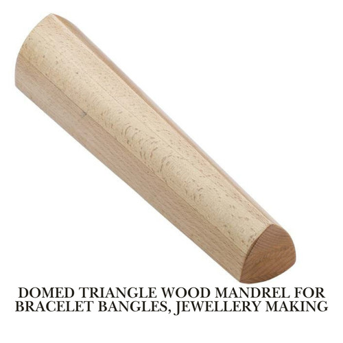 Triangle wood bangle mandrel - triangle,