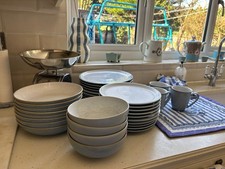 Denby blue elements dinner set