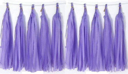 Tissue tassels paper garland - paper,