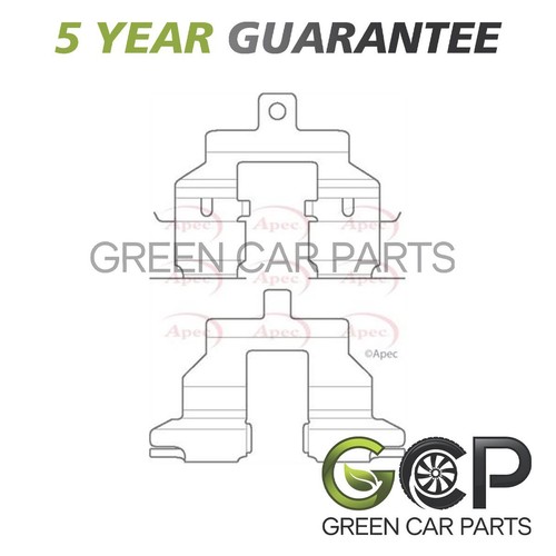 Brake pads fitting kit - pads, rear