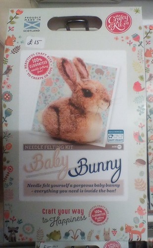 Bunny felting kit - ., new