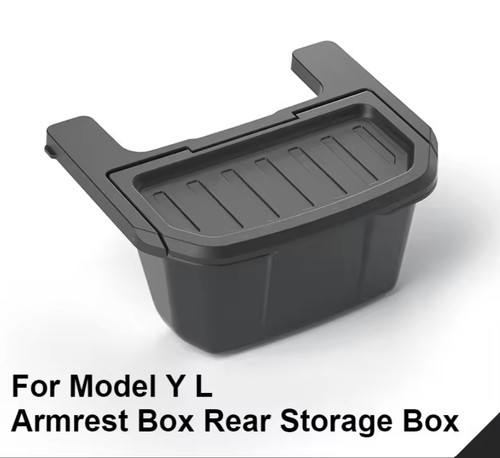 Rear seat storage box - rear,