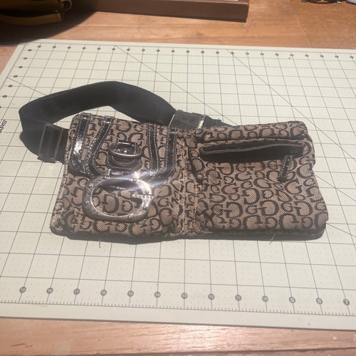 Vintage guess monogram belt - vintage,