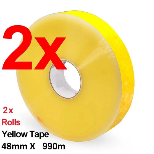 Yellow packing tape - packing,