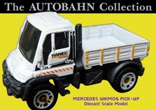 WHITE 2006 MERCEDES-BENZ UNIMOG U300 4x4 DIECAST COLLECTORS MATCHBOX SCALE MODEL