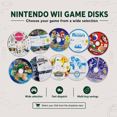 Nintendo wii games game disk - wii, |