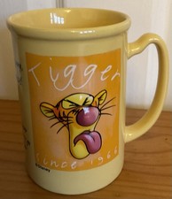 TIGGER - “TIGGERS DON’T JUMP, THEY BOUNCE!”- DISNEY STORE 3D MUG - NEW