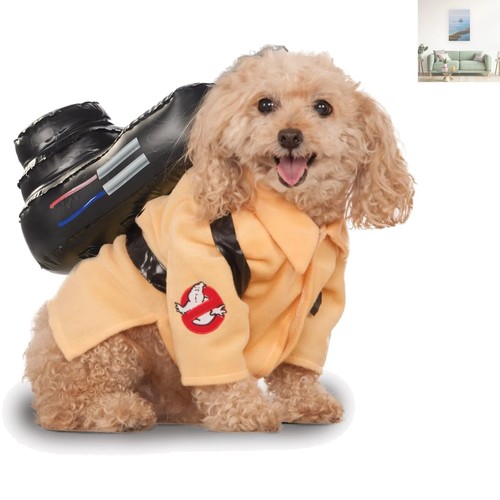 Small ghostbusters dog - ghostbusters, costume