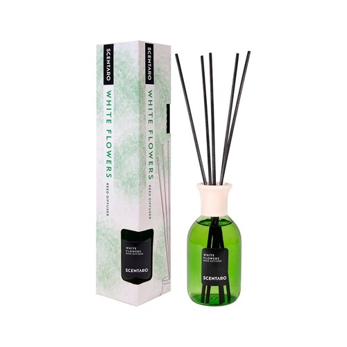 White flowers reed diffuser - flowers,
